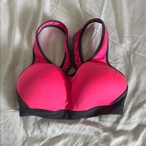 Champion Hot Pink and Black Sports Bra